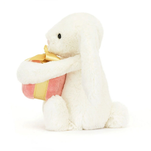 Jellycat Bashful Bunny With Present - Small